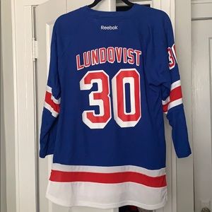 Henrik Lundqvist #30 New York Rangers Reebok NHL